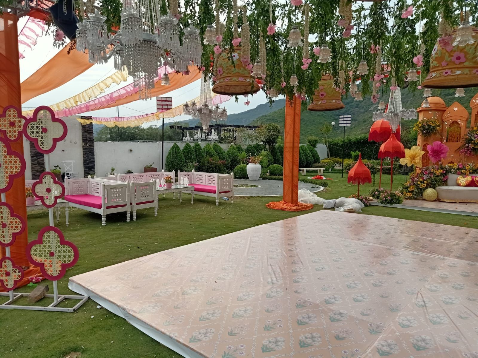 themed wedding stage 2 by Mikails Lawn