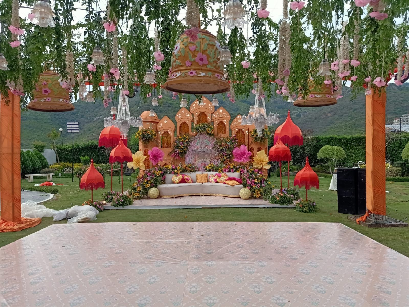outdoor wedding setup 3 by Mikails Lawn