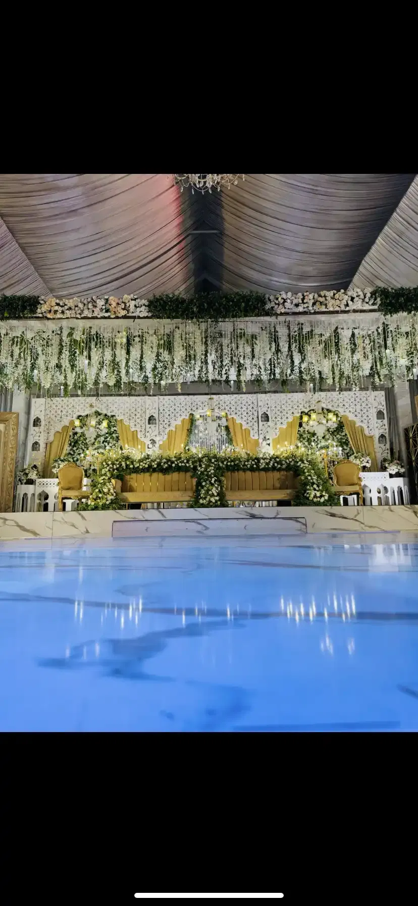 themed wedding stage 2 by Milan Marquee