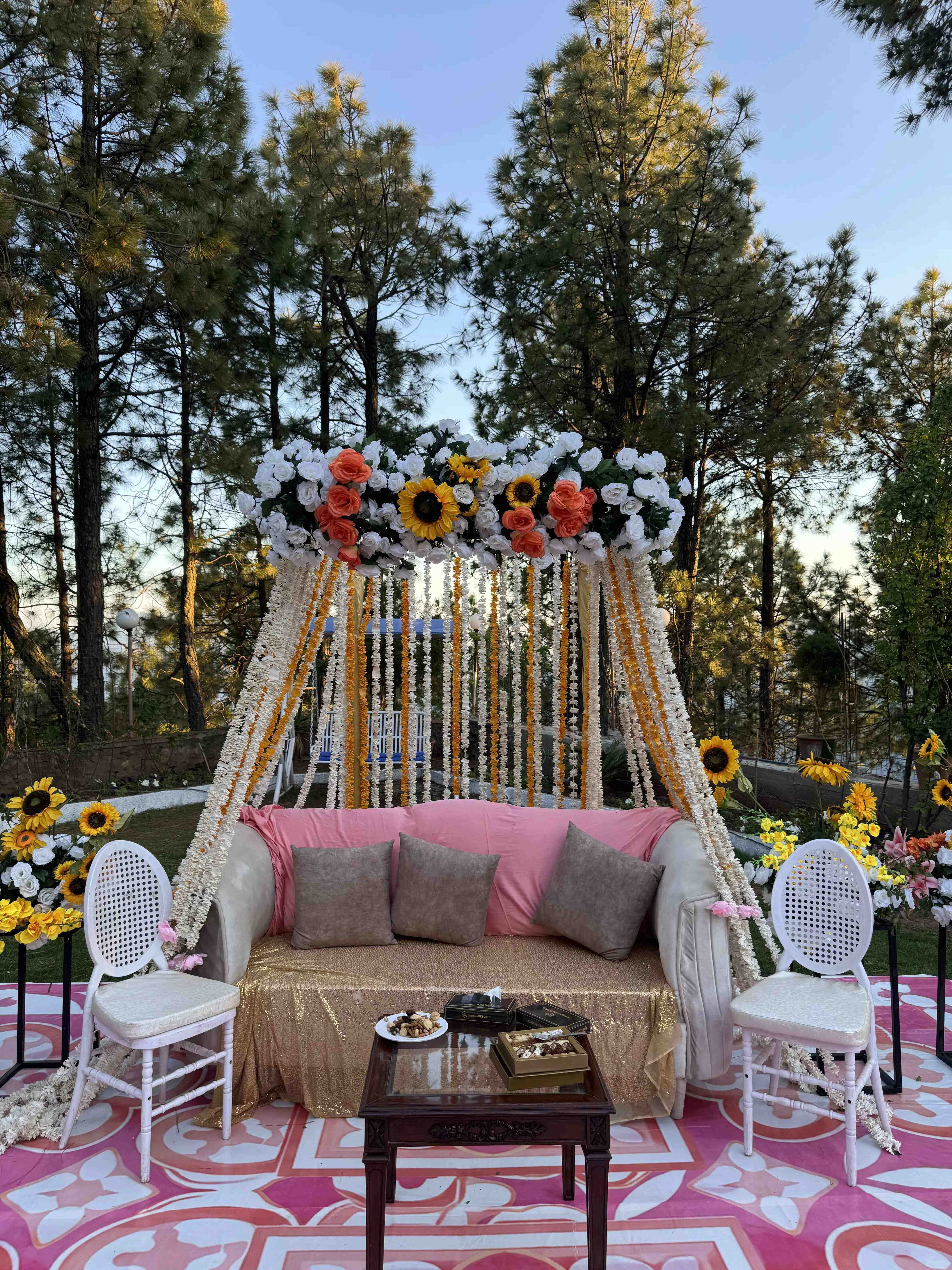 mehndi stage setup 2 by Naveed Event Management