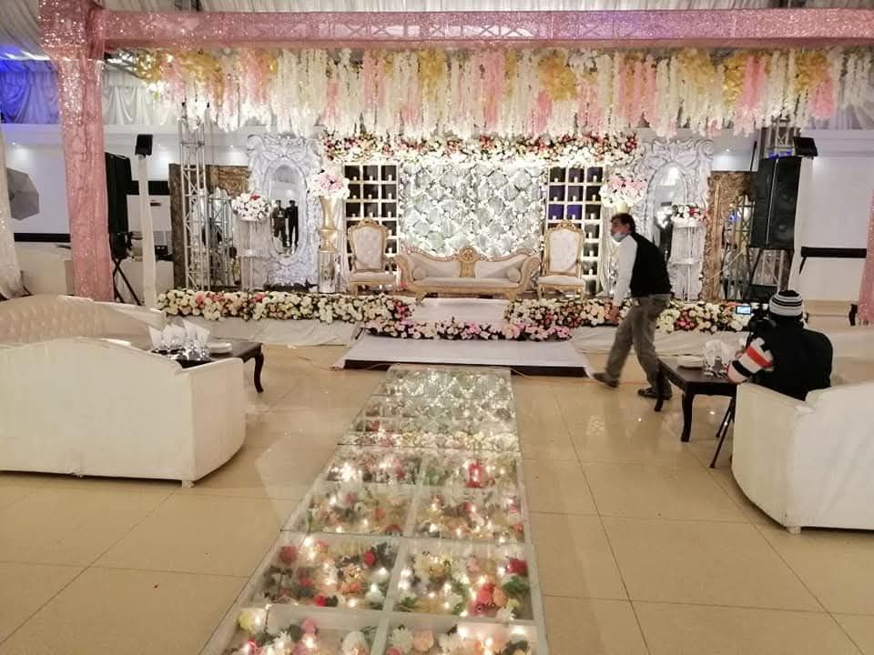 themed wedding stage 2 by Relations Marquee