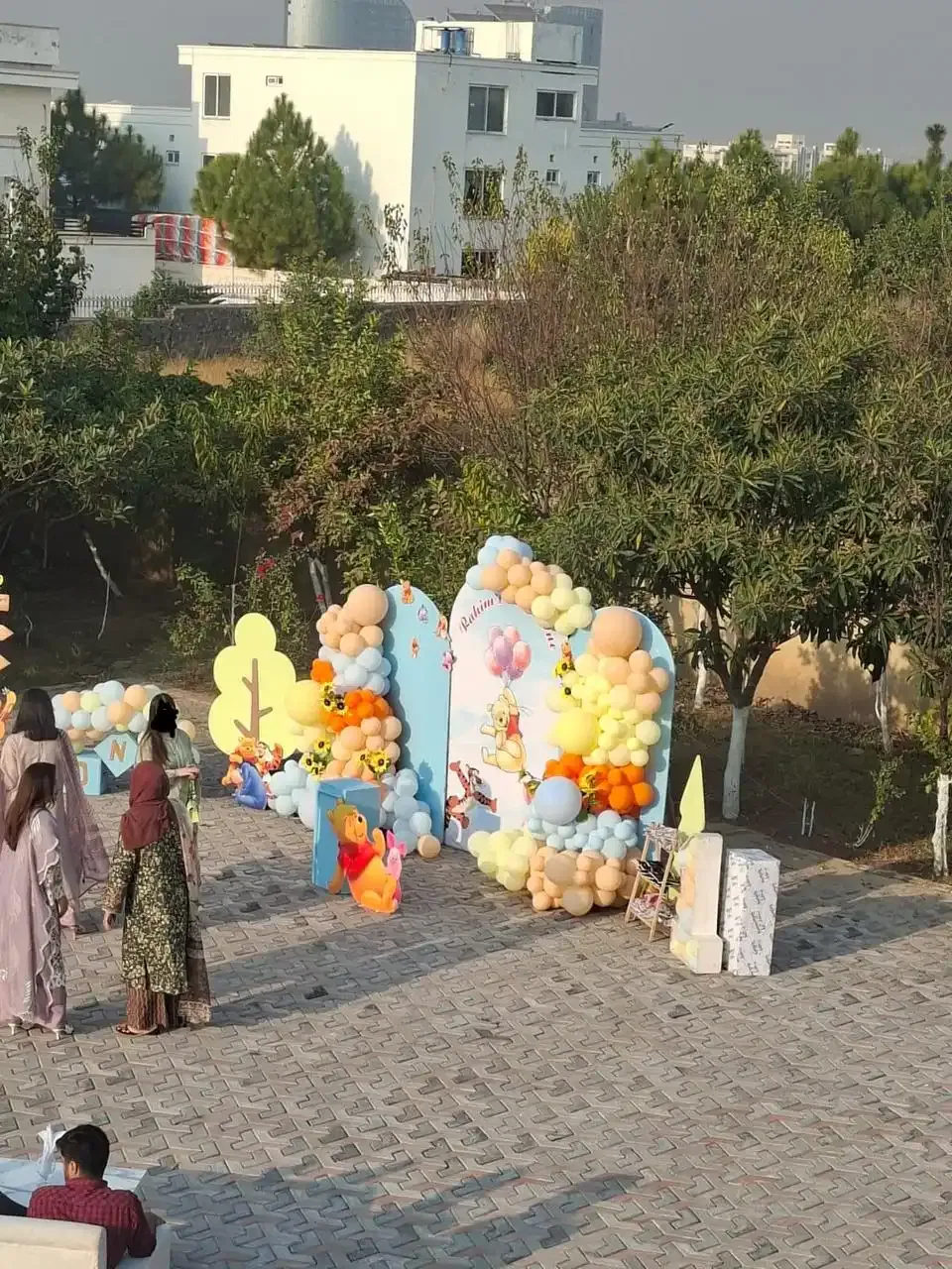 outdoor wedding setup 3 by Rose Lawn