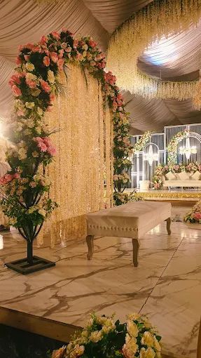 outdoor wedding setup 3 by Royal Galaxy Marquee