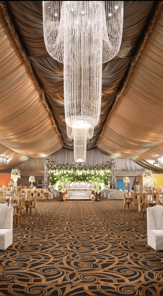 themed wedding stage 2 by Rubaish Marquee