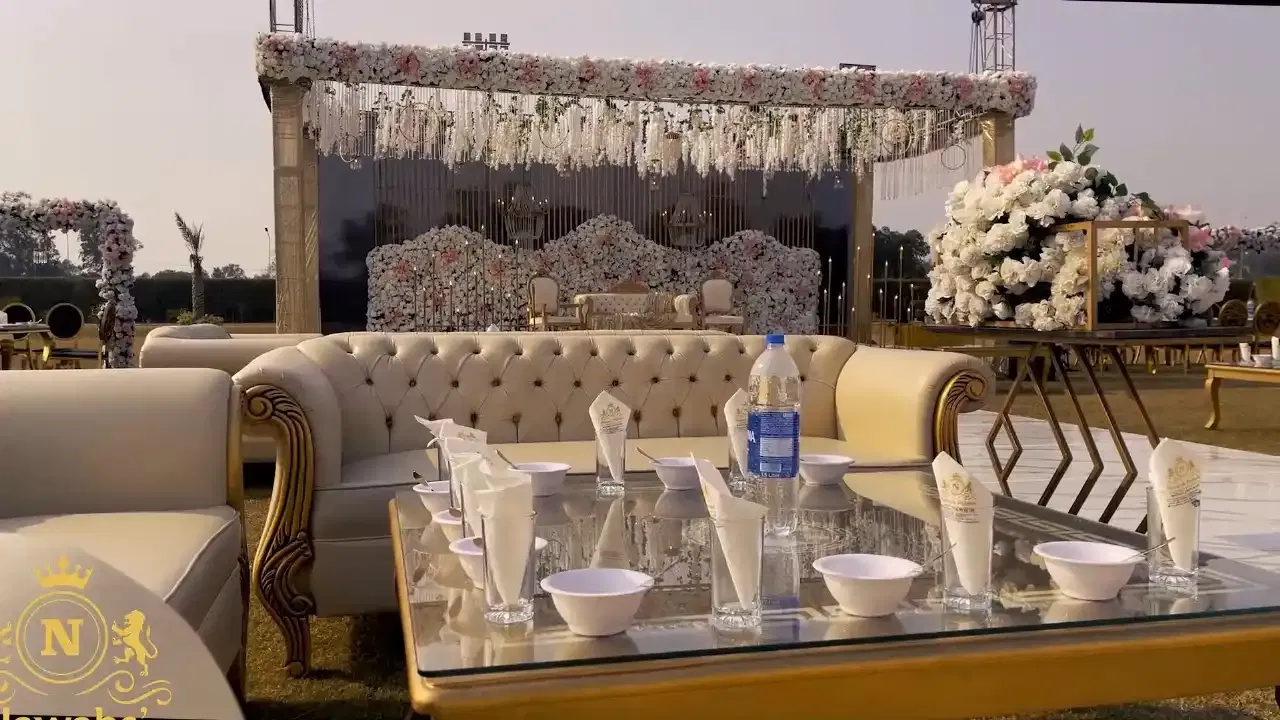 VIP seating arrangement 4 by Nawab Palace Marquee and Farmhouse