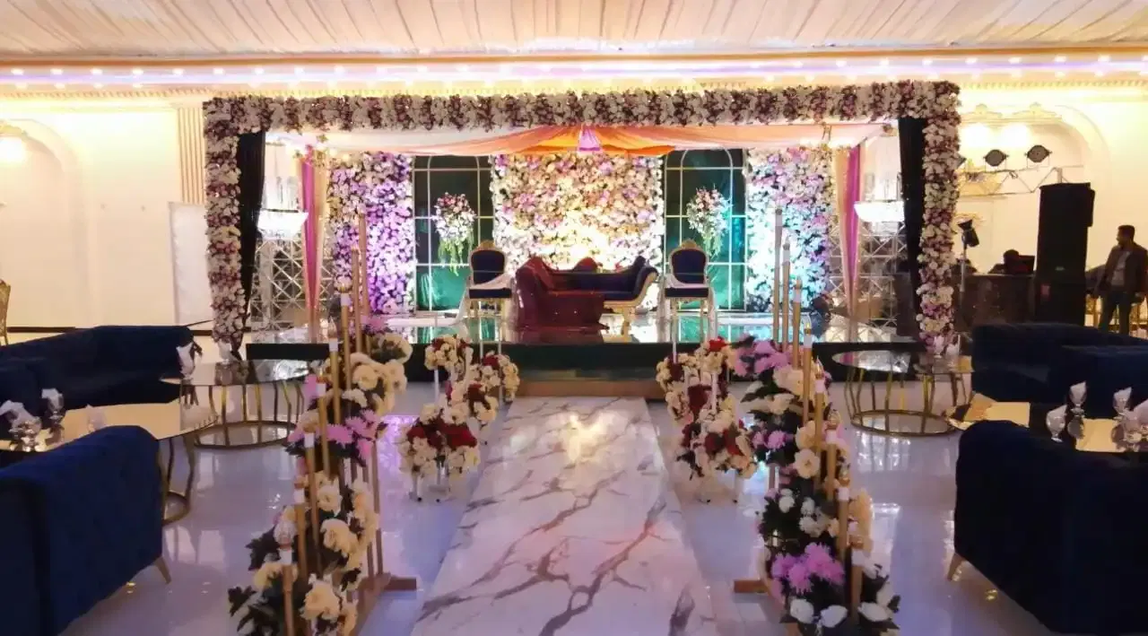 outdoor wedding setup 3 by Grand Windsor Marquee