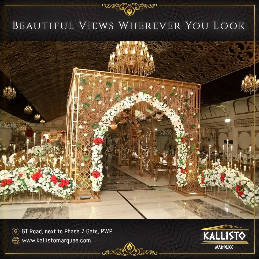 outdoor wedding setup 3 by Kallisto Marquee